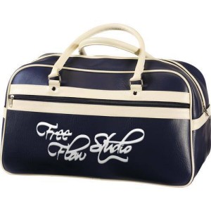 Cool creamy/dark blue training bag
